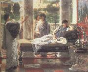 Alma-Tadema, Sir Lawrence, Catullus Reading his  Poems at Lesbia's House (mk23)
